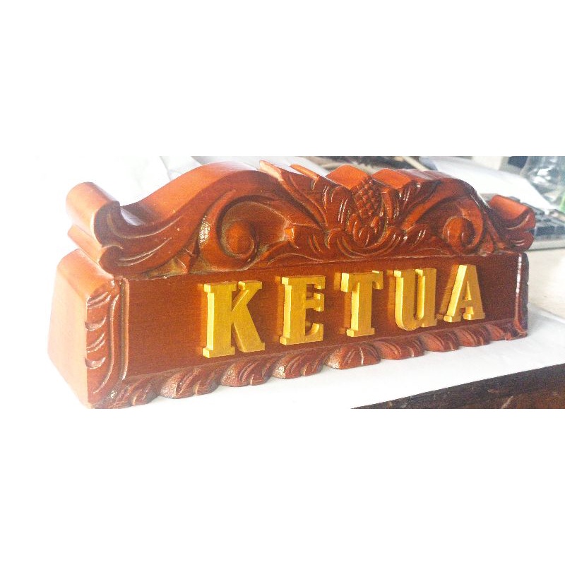 nama meja kayu,papan kayu ukir,ukiran nama