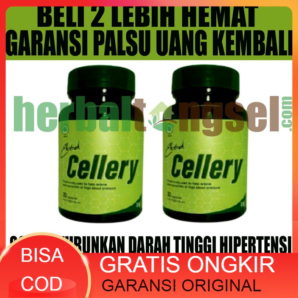 E Cellery Herbal Asli Garansi Original E Cellery Herbal Darah Tinggi Obat Hipertensi Gula Darah Ting
