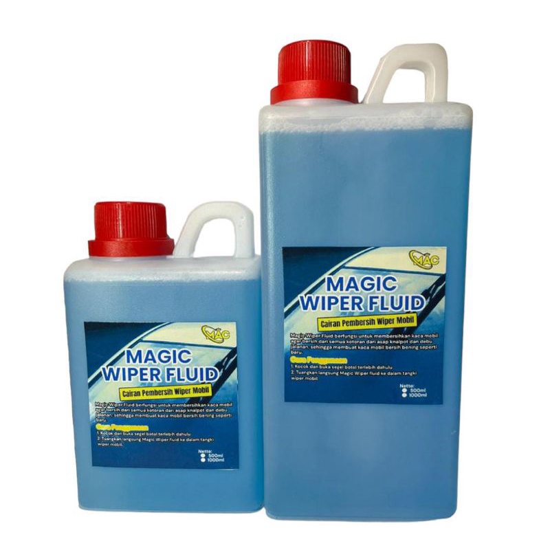 Magic Wiper Fluid Cairan Pembersih Kaca Mobil Anti Jamur dan Debu Sabun Wiper Anti Buram