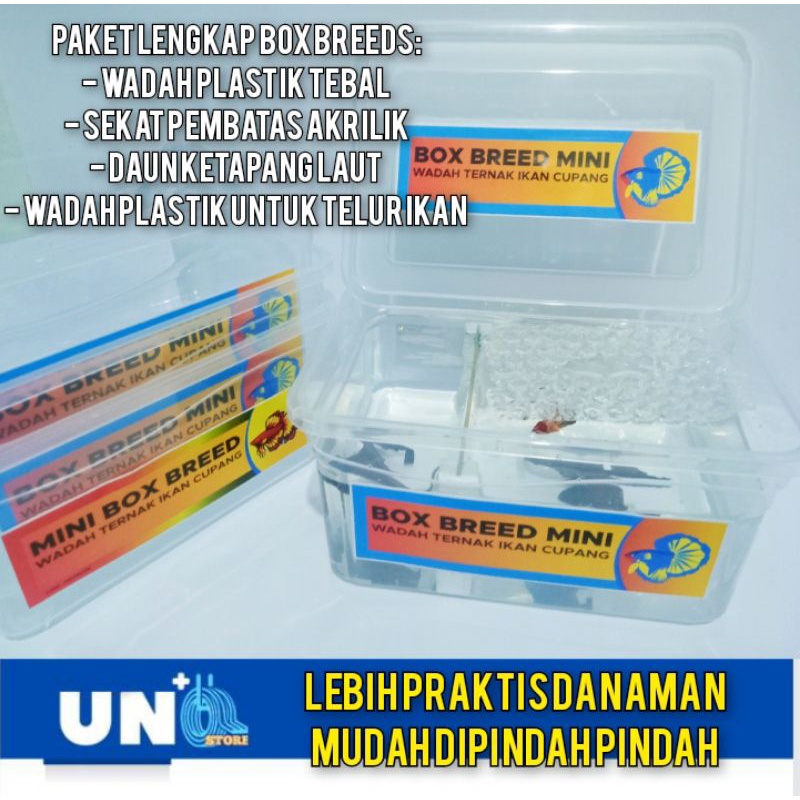 BOX BREED / BOXBREED WADAH TERNAK PENJODOHAN IKAN CUPANG