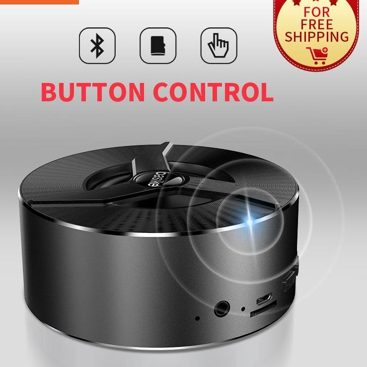 Kualitas Dijamin BASIKE speaker bluetooth aktif Portable Mini HiFi Wireless Stereo bass polytron kar