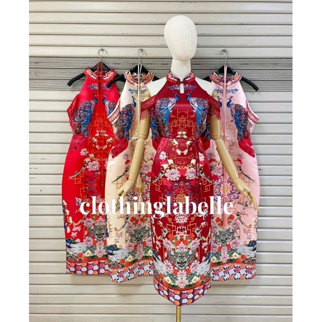 Cheongsam sangjit couple party dress