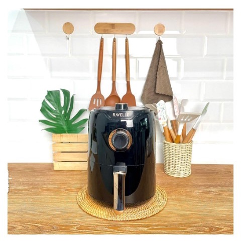 RAVELLE Air Fryer 3 Liter - Penggorengan Tanpa Minyak - Low Watt RAF300