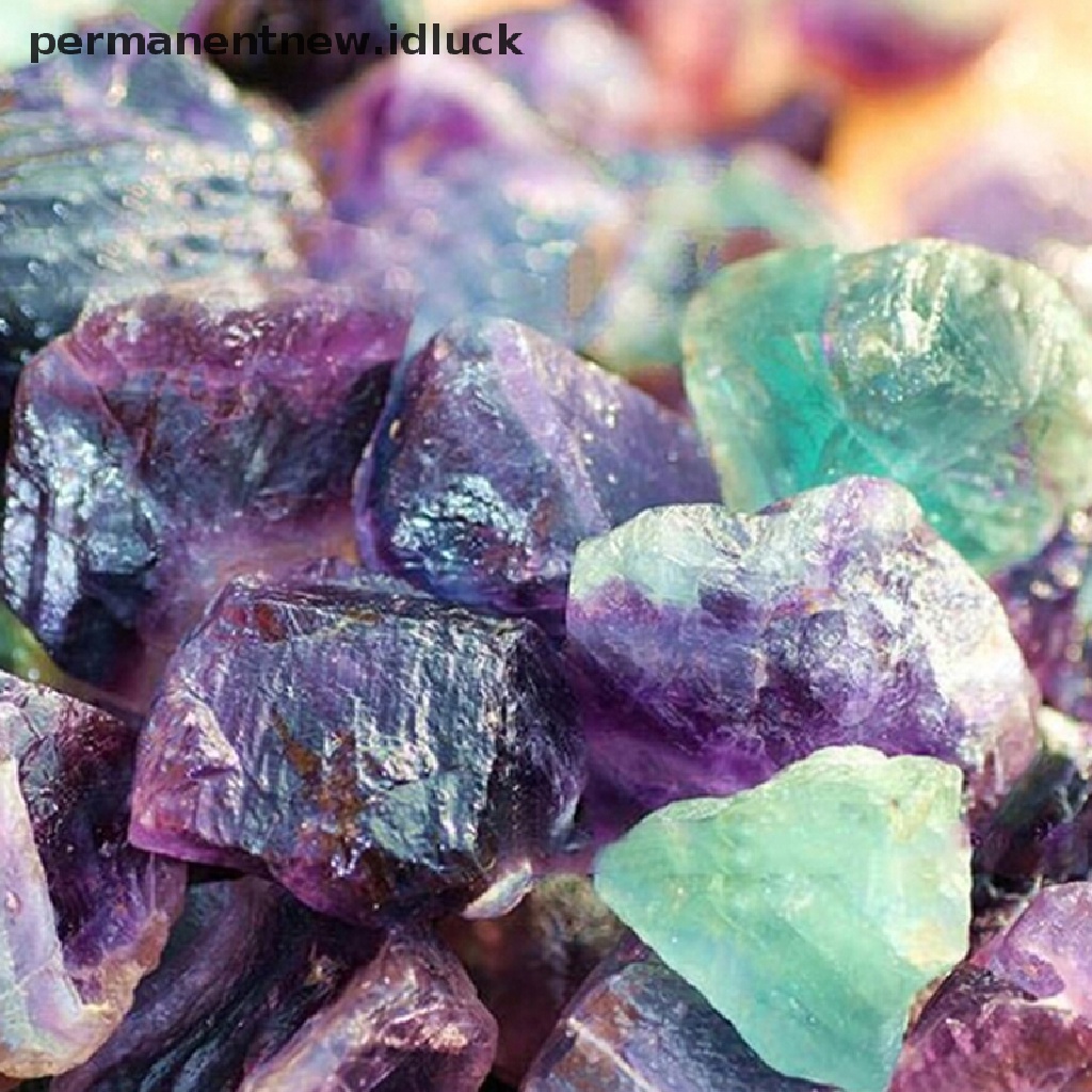 [luckypermanentnew] Bola Batu Fluorspar Alami Crystal Fluorite Ball Healing Gemstone [ID]