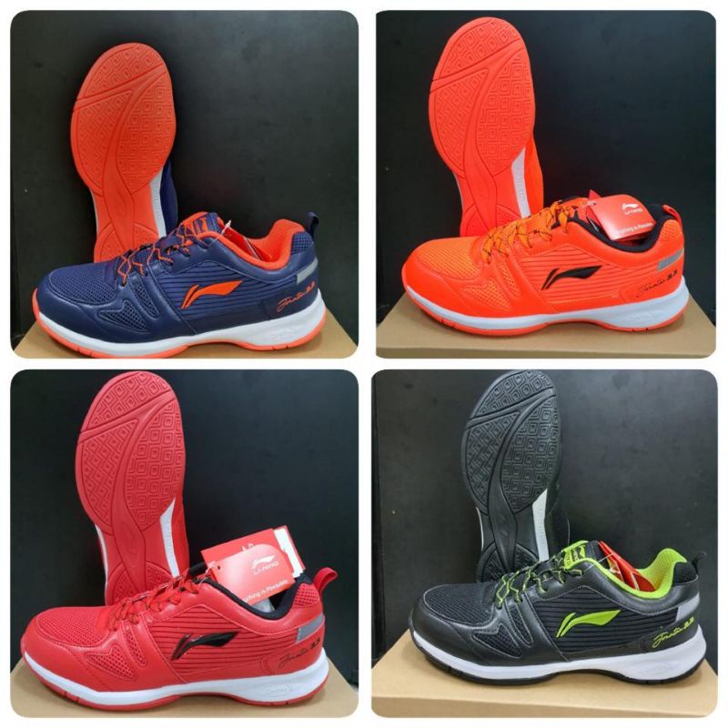 Sepatu Badminton Lining Attack G8 Jojo Edition Original