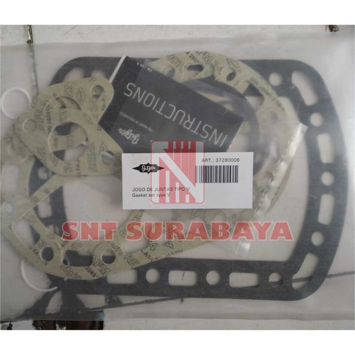 Gasket Bitzer Type V - Jual Packing Set Bitzer Type V - Gasket Bitzer