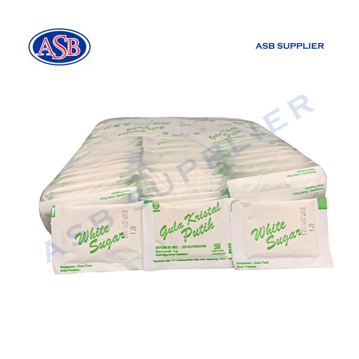 

White Sugar Sachet / Gula Putih (250 Pcs)