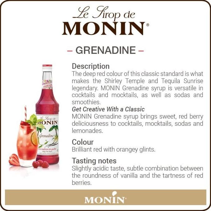 

MONIN Grenadine syrup 70 CL 700 ML