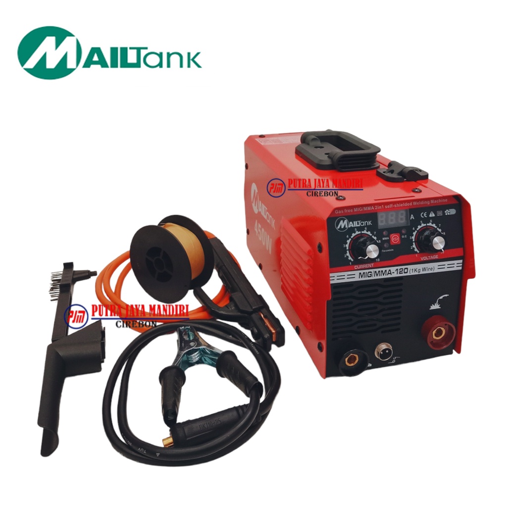 Mailtank SH353G Mesin Las MIG 450 Watt 120 A + Kawat Las / Travo Las Inverter Mesin Las Set CO2 Mig Mag 450 Watt