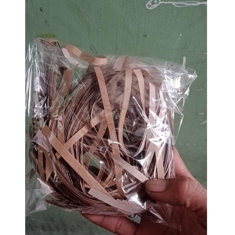 

[PRODUK-ARDMD99] Kertas shredded 1 kg/kertas suwir craf coklat natural 46