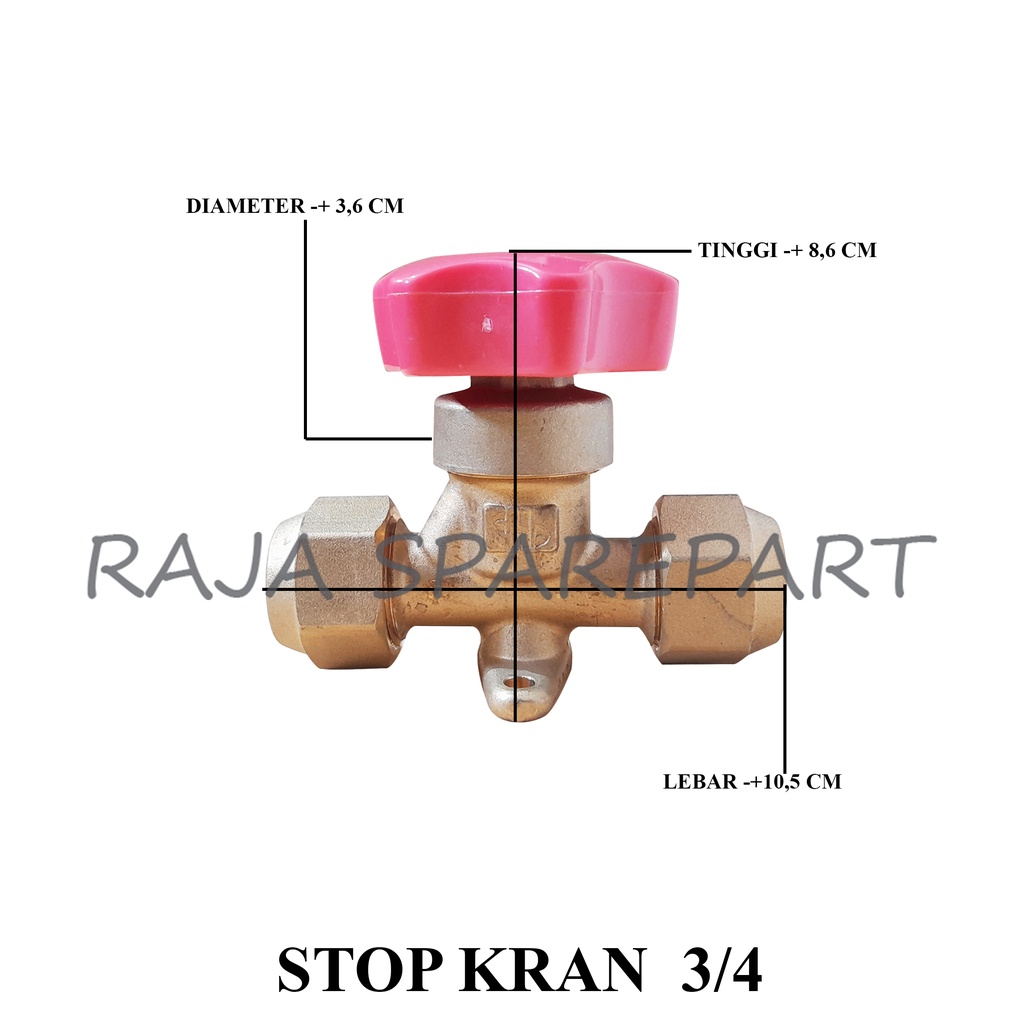 VALVE STOP KRAN/KRAN/GLOBE VALVE/ STOP KRAN 3/4