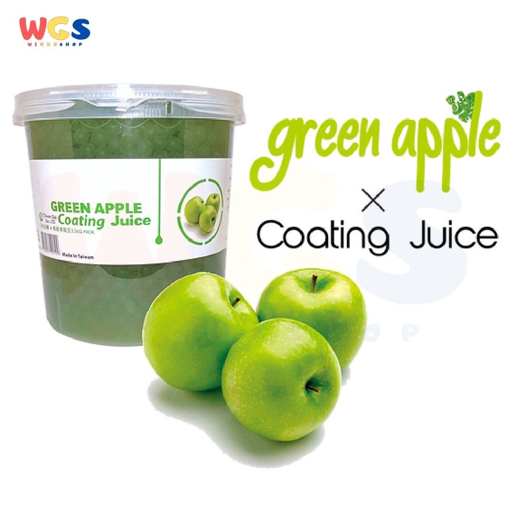 Chuan Dai Popping Boba Green Apple Coating Juice 3.2kg