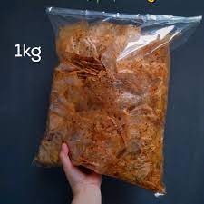 

keripik kaca 1kg pedes daun jeruk / kripca cemilan pedas