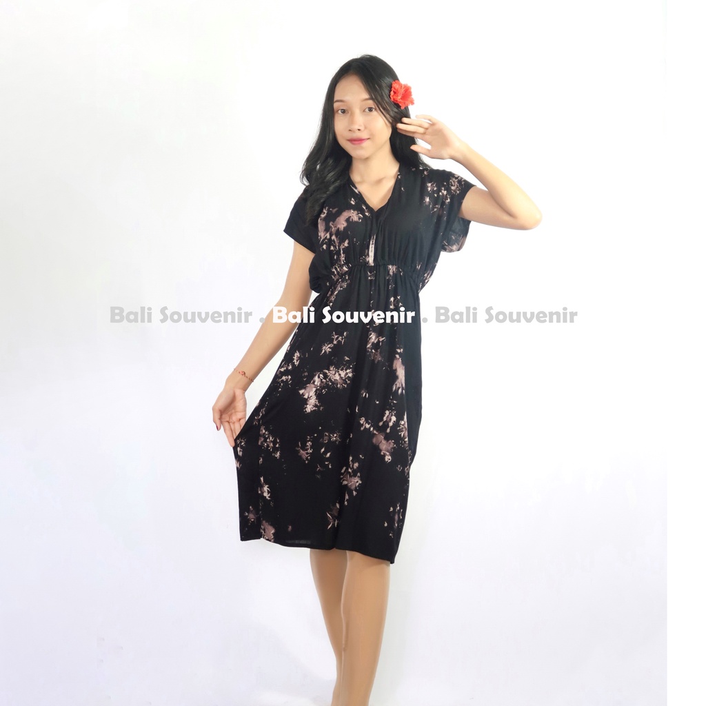 DRESS WANITA TIE DYE | DRESS MANOHARA PANJANG BALI | DASTER BALI