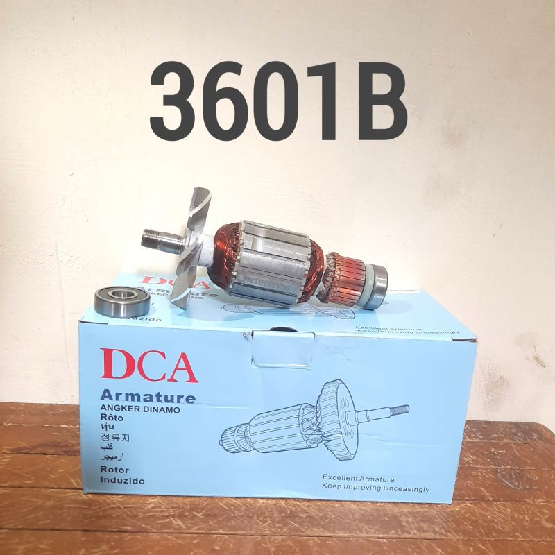 DCA ARMATURE MESIN ROUTER 3601B TRIMMER KAYU 3601B ORIGINAL DCA