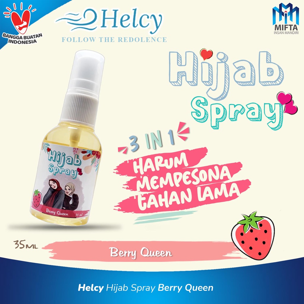 HELCY PARFUM HIJAB NON ALKOHOL / HIJAB SPRAY / PARFUM HIJAB WANITA