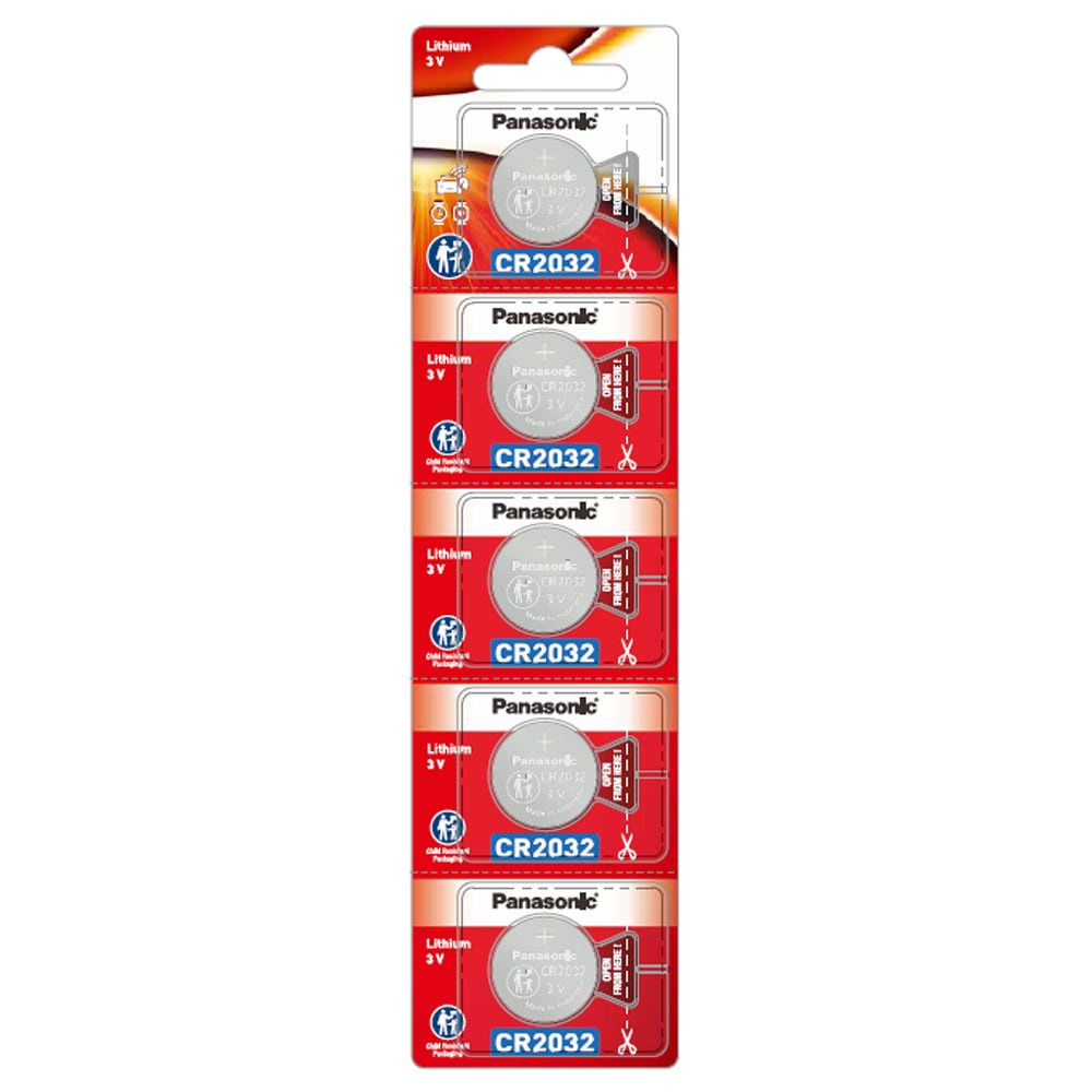 [Z186] Baterai Bulat Kancing Panasonic CR2032 /CR2025 / CR2016 Button Battery Batre Remot Remote
