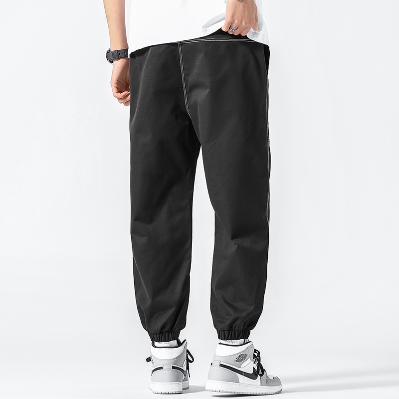 Celana Pria Celana Panjang Olahraga Casual Santai Sporty Saku Ritsleting Fashion Pants