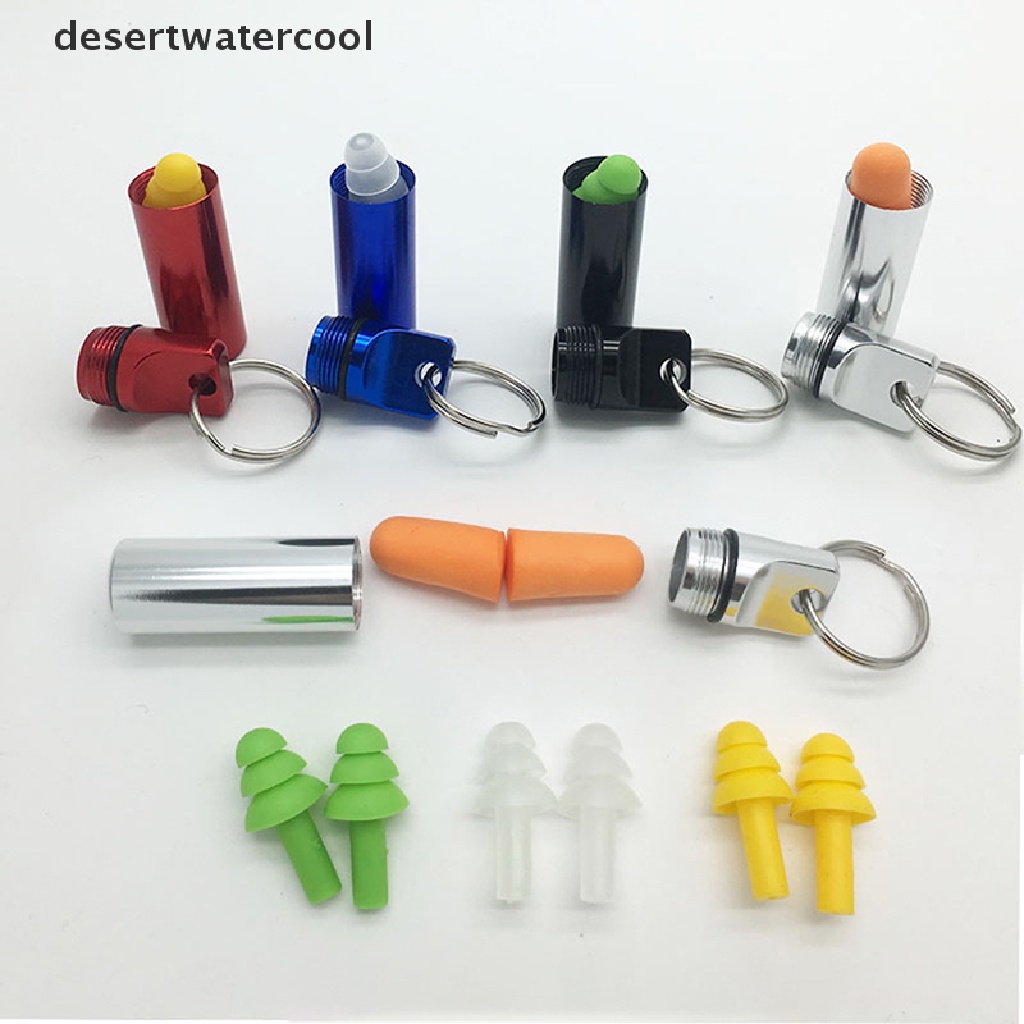 Deid Kotak Pil Aluminium Anti Air Pill Case Wadah Tempat Botol Gantungan Kunci Outdoor Martijn