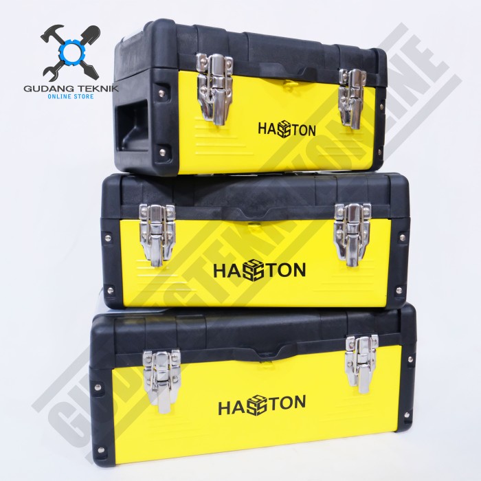 Tool Box Besi Tempat Perkakas 14&quot; - 17&quot; - 19&quot; HASSTON PROHEX / Kotak Perkakas Besi 14inch 17inch 19inch HASSTON PROHEX