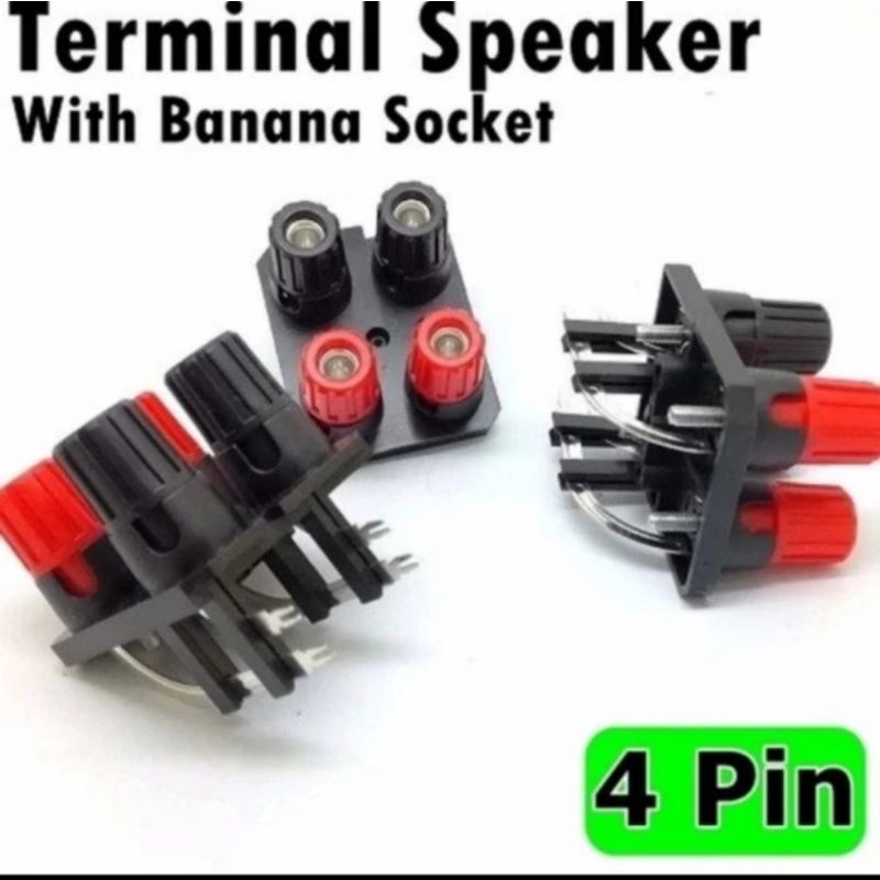 Terminal Speaker Tapal Kuda (4Pin)