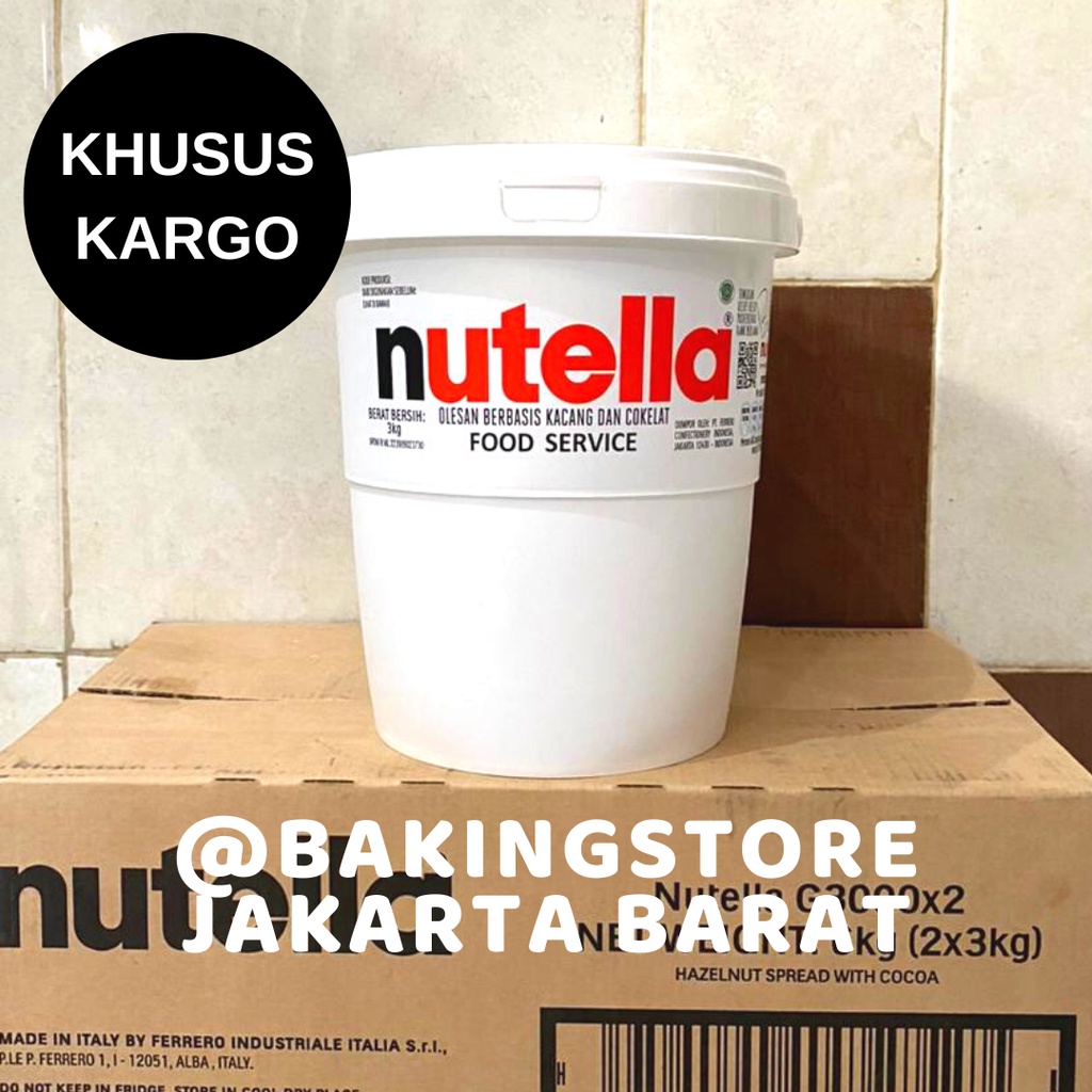 

Nutella Spread 3 kg | Selai Nutella (KHUSUS KARGO)