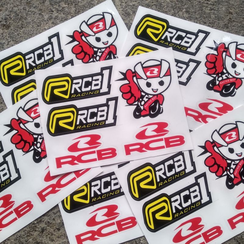 Stiker Pack RCB 1 Racing, Racing Boy - isi 5 pcs