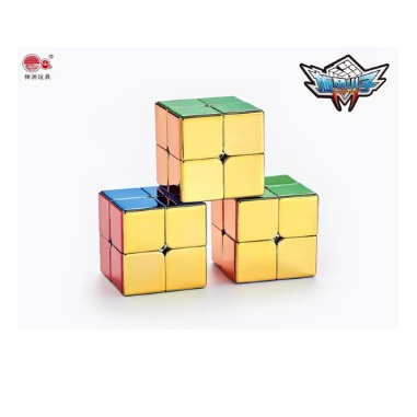 RUBIK 2x2 CHROME Metallic CYCLONE BOYS FEIJUE 2x2x2 ASLI Original