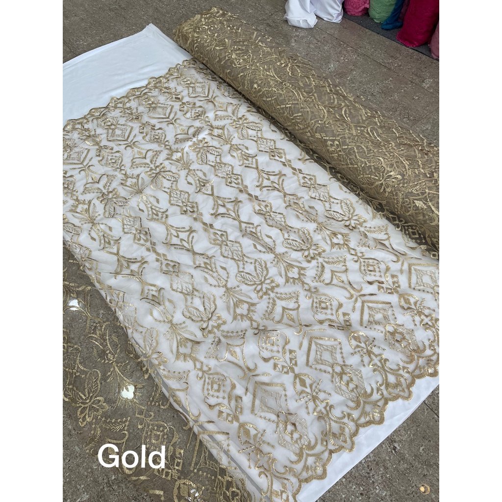 Tulle Bordir Motif Sapto 8 Series