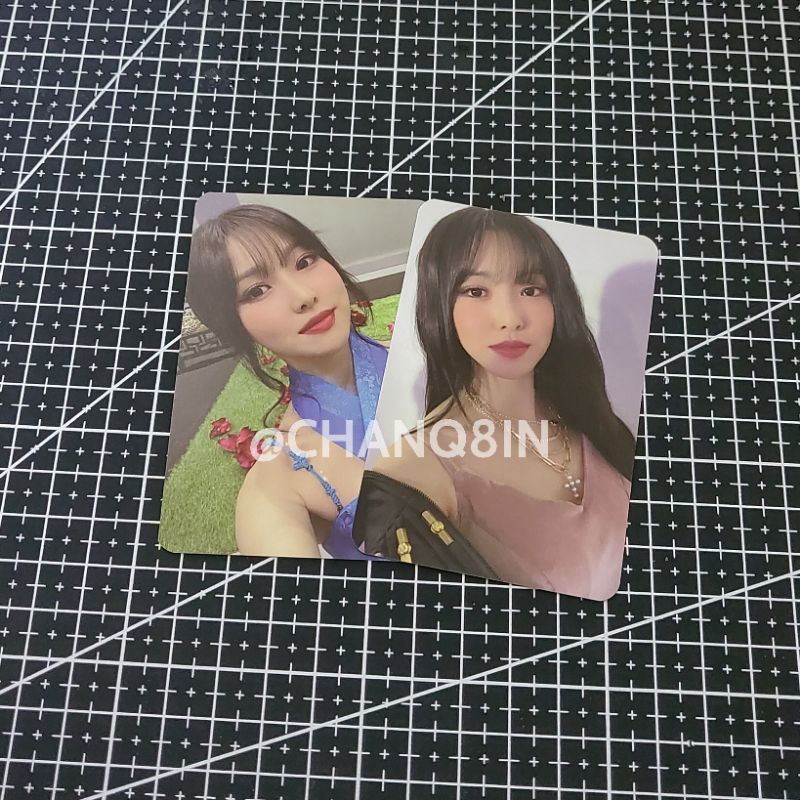 (PLS READ DESC) pc - photocard yuju album rec yuju take 1 take 2 yuju pink yuju hanbok biru
