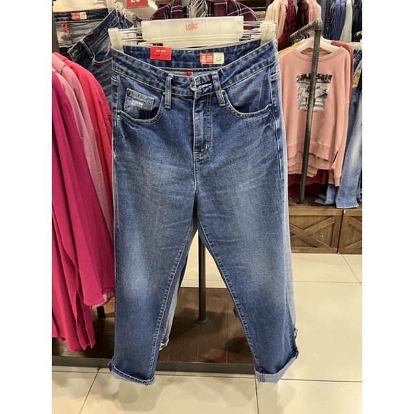 Jeans Straight cut LOGO JEANS , Celana JEANS LOGO JEANS ORIGINAL 1000%
