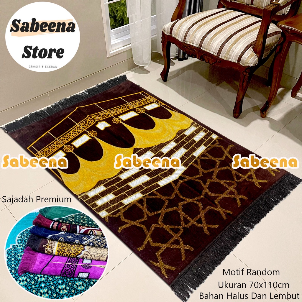 SajadahTurkey Super Premium Ukuran Dewasa 70 cm x 110 cm Perlengkapan Shalat