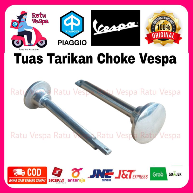 Tuas Tarikan Cuk Choke Vespa Chrome Vespa Super VBB Sprint PX PS Excel