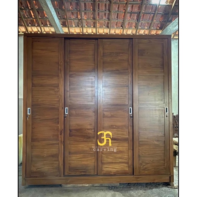 lemari pakaian kinimali lemari kayu jati lemari sleding