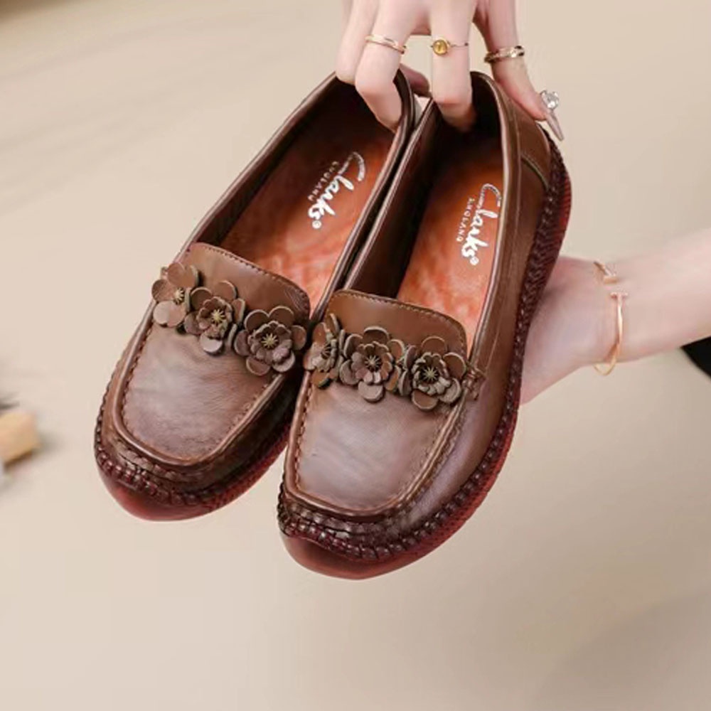 Sepatu Clarks new pita woman  flat wanita kulit asli/ Sepatu Wanita  melati