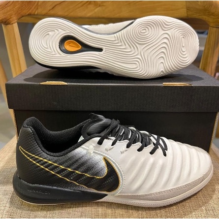 SEPATU FUTSAL NIKE TIEMPO X FINALE WHITE BLACK