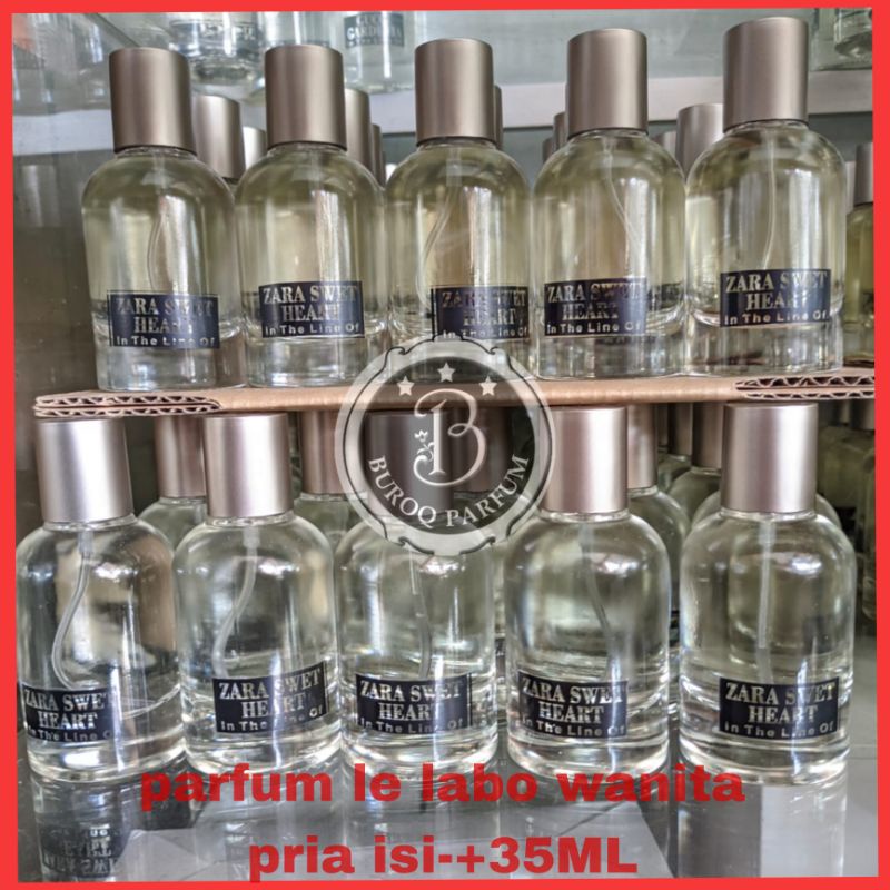 Parfum refill wanita pria lelabo super wangi tahan lama isi -+35ml