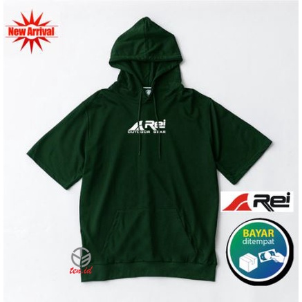 Hoodie lengan pendek short sleve Pria Wanita Distro sweater lengan pendek cowok cewek