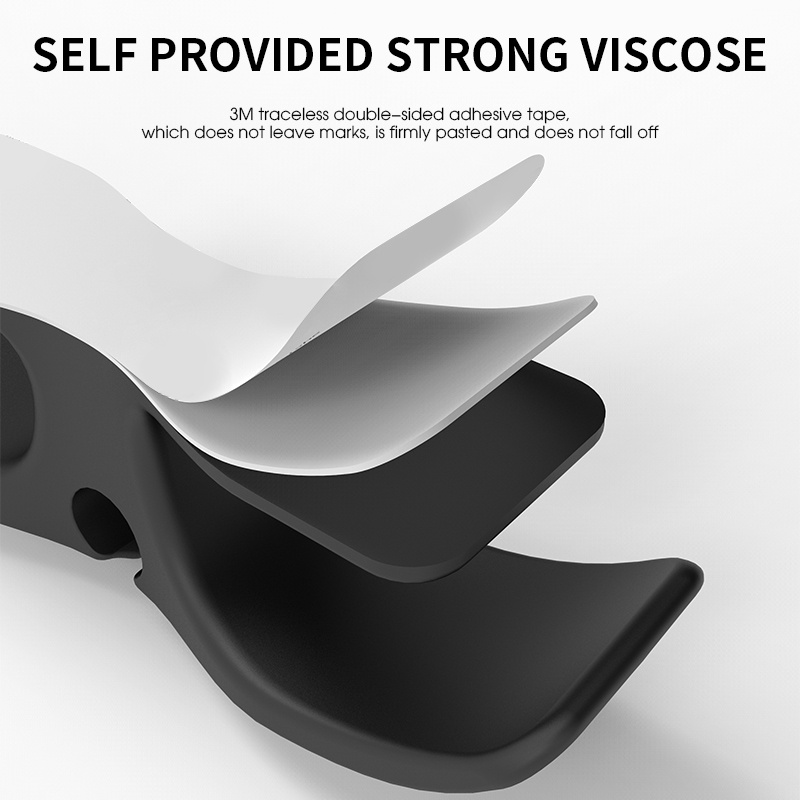 1pcs Stop Kontak Kawat Organizer Hiasan Dinding Dapur Kabel Listrik Kawat Solid Klip 5warna Penggulung Dapur Plug Holder Manajer Kabel Untuk Rumah Kantor