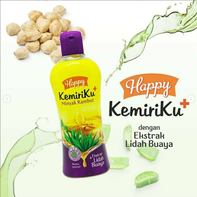 HAPPY MINYAK KEMIRIKU ||PENYUBUR RAMBUR MINYAK RAMBUT IBU BAYI