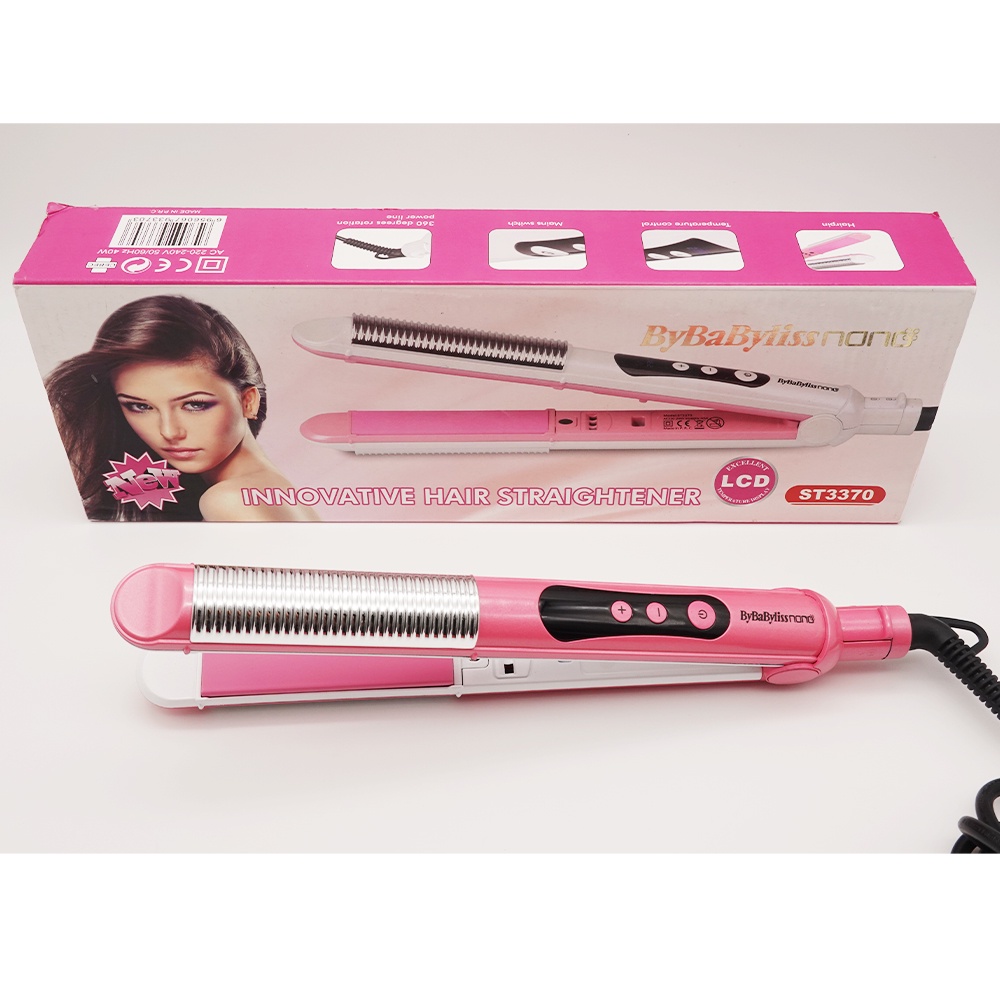 Tarababystore | CATOK BYBABYLISS NANO ST 3370 / CATOKAN 2IN1 RAMBUT