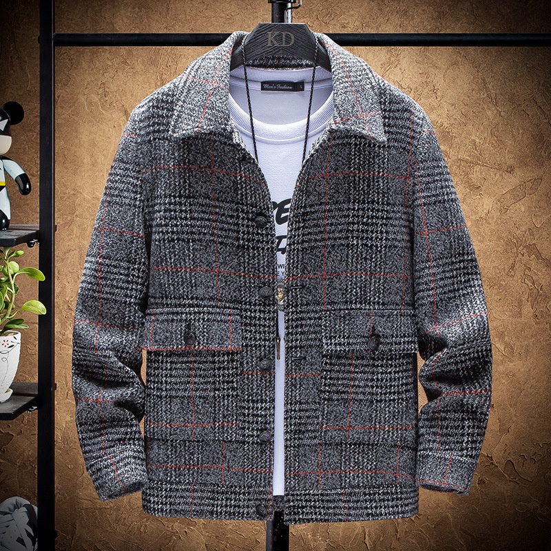 Jaket Pria Jaket Pria Kasual Jaket Wol Pria  Pria