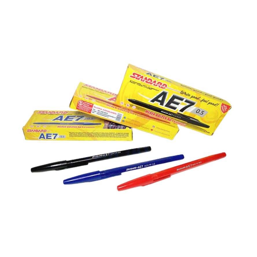 

Pulpen standard AE7 Perpack Isi 12pcs