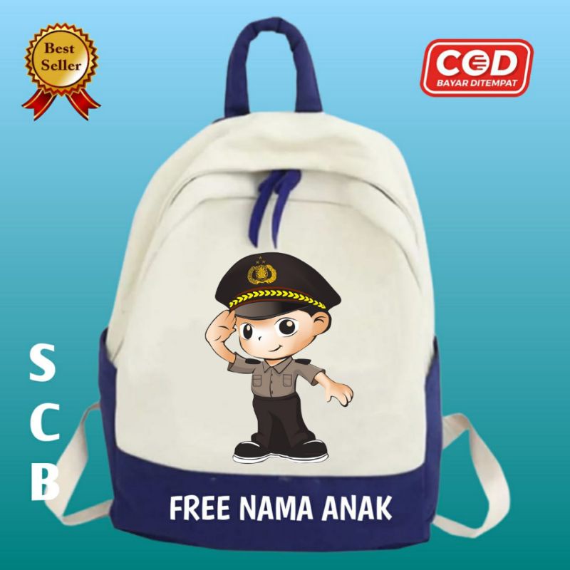 Tas Ransel Anak Polisi SD PAUD