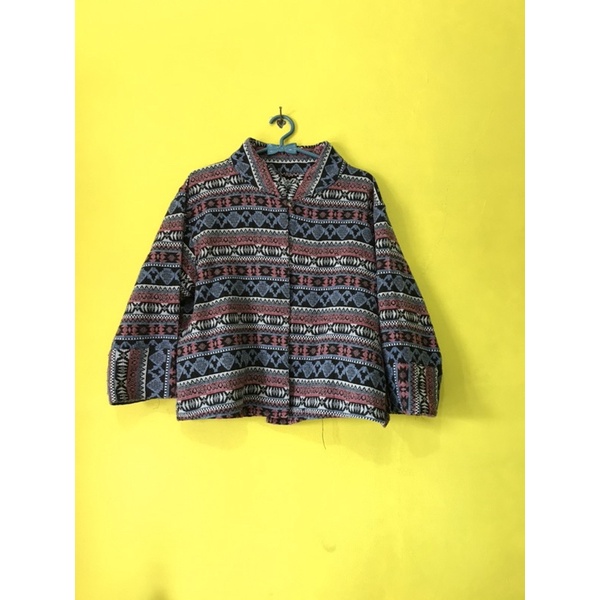 Thrift Blazer Motif Songket Jumbo