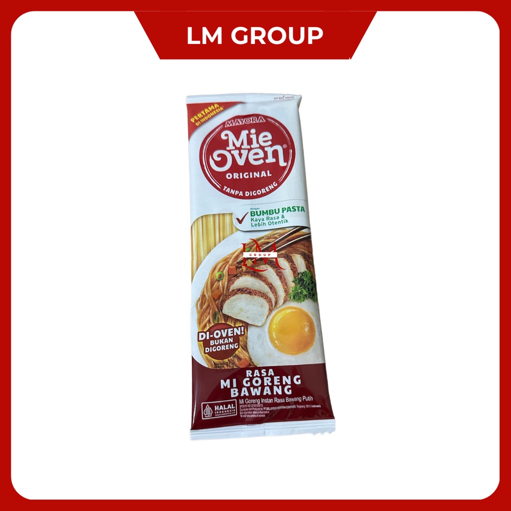 Mie Oven Instan Mayora Original Rasa Mi Goreng Bawang