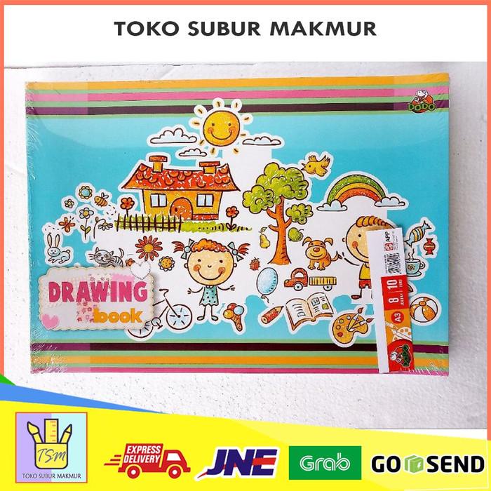 

BUKU GAMBAR ANAK A3 MEWARNAI DRAWING BOOK SKETSA MURAH ATK GROSIR