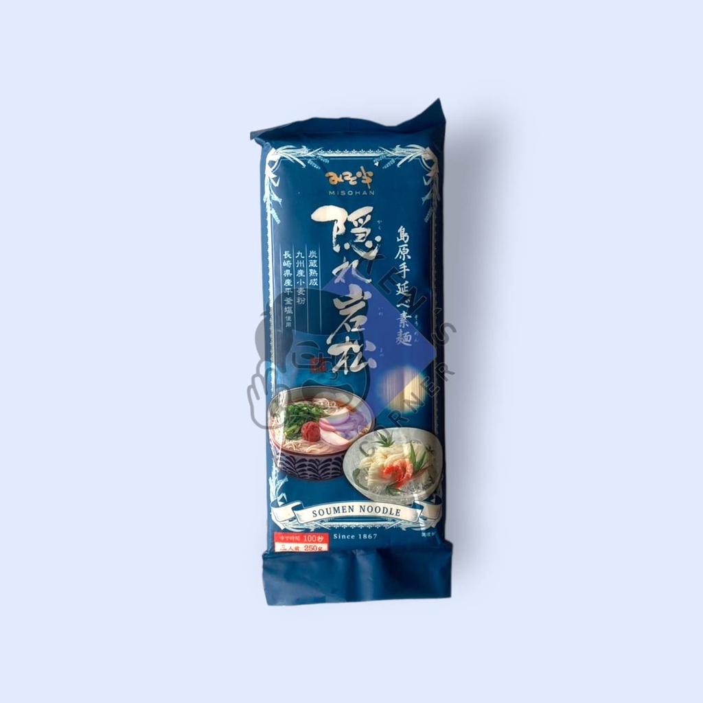 Mie Instan Misohan Shimabara Tenobe Soumen 250 Gram