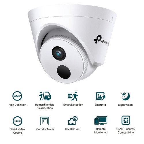 Tp Link Camera VIGI C440I 4MP IR Turret Network Camera TP LINK