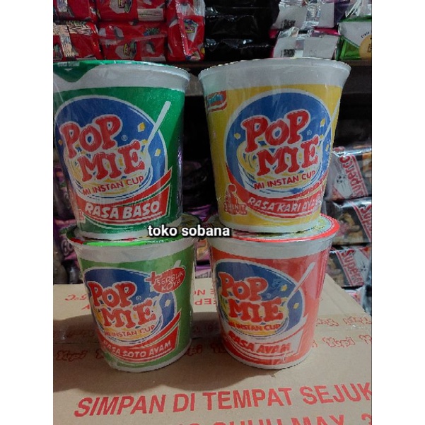 

Pop mie kuah varian rasa